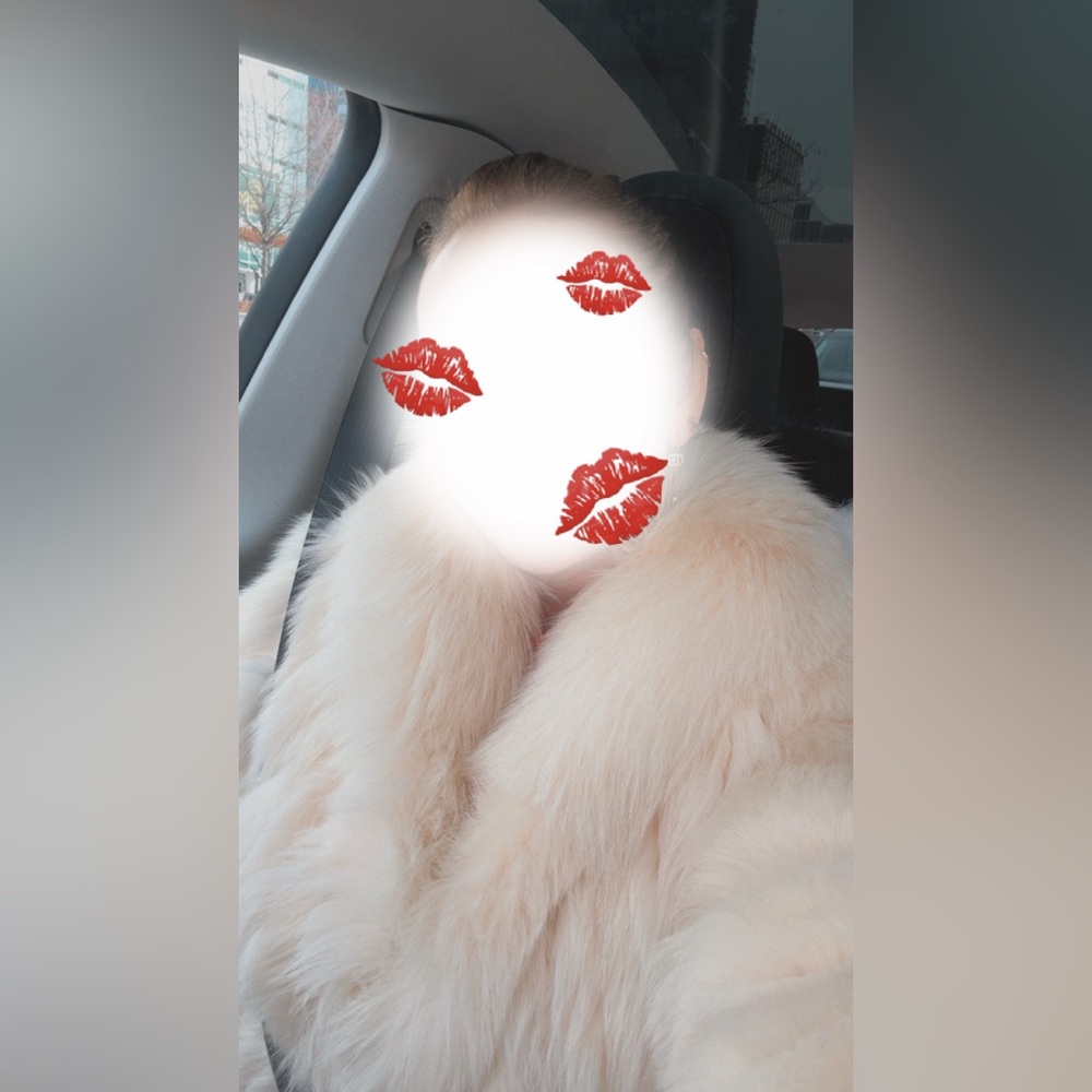 gorgeous vintage arctic white fox fur coat - Picture 8 of 15